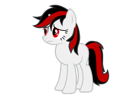 Size: 900x700 | Tagged: safe, artist:age3rcm, imported from derpibooru, oc, oc only, oc:blackjack, pony, unicorn, fallout equestria, blank flank, female, mare, simple background, solo, transparent background, vector