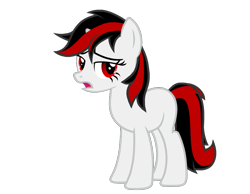 Size: 900x700 | Tagged: safe, artist:age3rcm, imported from derpibooru, oc, oc only, oc:blackjack, pony, unicorn, fallout equestria, blank flank, female, mare, simple background, solo, transparent background, vector