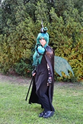 Size: 1367x2048 | Tagged: safe, artist:kaihyakuya, imported from derpibooru, queen chrysalis, human, clothes, cosplay, costume, irl, irl human, photo