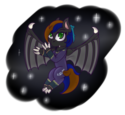 Size: 1419x1306 | Tagged: safe, artist:lazerblues, imported from derpibooru, oc, oc only, dracony, hybrid, clothes, costume, shadowbolts costume, solo