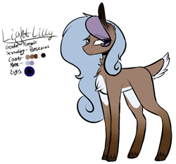 Size: 1479x1381 | Tagged: safe, artist:sweetmelon556, imported from derpibooru, oc, oc only, oc:light lily, earth pony, pony, deer tail, female, mare, reference sheet, simple background, solo, transparent background