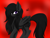 Size: 2000x1500 | Tagged: safe, artist:katkathasahathat, imported from derpibooru, oc, oc only, oc:upon demon, pegasus, pony, commission, red background, simple background, solo