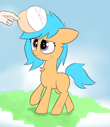 Size: 1300x1500 | Tagged: safe, artist:otherdrawfag, imported from derpibooru, oc, oc only, oc:anon, oc:little league, human, crying, female, filly