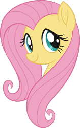 Size: 1102x1753 | Tagged: safe, imported from derpibooru, fluttershy, pegasus, pony, my little pony: the movie, bust, cute, female, mare, shyabetes, simple background, smiling, solo, transparent background