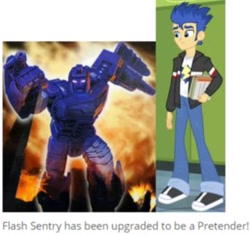 Size: 359x337 | Tagged: safe, imported from derpibooru, flash sentry, equestria girls, decepticon, transformers