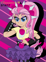 Size: 2048x2732 | Tagged: safe, artist:cinnamon-swirls, imported from derpibooru, violet blurr, equestria girls, female, human coloration, requested art, solo