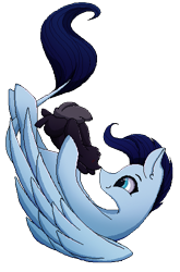 Size: 330x500 | Tagged: safe, artist:mindlesssketching, imported from derpibooru, oc, oc only, oc:nik, pegasus, pony, rabbit, female, leonine tail, mare, pixel art, simple background, solo, transparent background