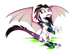 Size: 1280x922 | Tagged: safe, artist:hexfloog, imported from derpibooru, oc, oc only, oc:aerostar, dragon, dragoness, dragonified, female, simple background, solo, species swap, transparent background