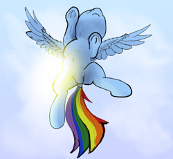 Size: 2658x2448 | Tagged: safe, artist:xbi, imported from derpibooru, rainbow dash, pony, armpits, female, flying, solo