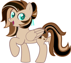 Size: 3422x3000 | Tagged: safe, artist:bigmk, imported from derpibooru, oc, oc only, oc:chocolate, pegasus, pony, female, high res, mare, raised hoof, raised leg, simple background, solo, transparent background