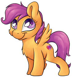 Size: 2821x3019 | Tagged: safe, artist:cutepencilcase, imported from derpibooru, scootaloo, pegasus, pony, cute, cutealoo, female, filly, simple background, solo, the cmc's cutie marks, tiny ponies, transparent background