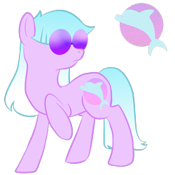 Size: 2000x2000 | Tagged: safe, artist:redarmies, imported from derpibooru, oc, oc only, oc:macintosh plus, pony, cutie mark, simple background, sunglasses, transparent background, vaporwave