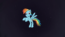Size: 1024x576 | Tagged: safe, artist:tranvybang123456789, imported from derpibooru, rainbow dash, pegasus, pony, 3d, female, night, solo, source filmmaker, stars