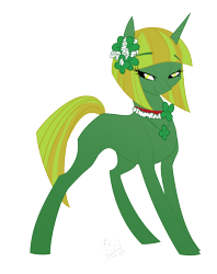 Size: 1016x1282 | Tagged: safe, artist:basykail, imported from derpibooru, oc, oc only, pony, unicorn, clover, female, four leaf clover, mare, simple background, solo, transparent background