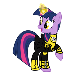 Size: 1536x1536 | Tagged: safe, artist:motownwarrior01, imported from derpibooru, twilight sparkle, alicorn, pony, crossover, dc comics, female, green lantern, horn ring, mare, simple background, sinestro corps, transparent background, twilight sparkle (alicorn), vector, yellow lantern