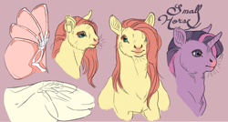 Size: 1672x895 | Tagged: safe, artist:jayrockin, imported from derpibooru, fluttershy, twilight sparkle, pony, tiny sapient ungulates, anatomy, female, mare, ugly cute, whiskers