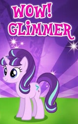 Size: 271x428 | Tagged: safe, edit, imported from derpibooru, starlight glimmer, pony, unicorn, cute, female, gameloft, glimmerbetes, mare, meme, smiling, solo, sparkles, wow! glimmer