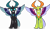 Size: 6000x3481 | Tagged: safe, artist:dashiesparkle, imported from derpibooru, thorax, changedling, changeling, dark changedling, .svg available, alternate color palette, high res, king thorax, male, simple background, solo, transparent background, vector