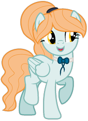 Size: 631x868 | Tagged: safe, artist:cindydreamlight, artist:cindystarlight, imported from derpibooru, oc, oc only, oc:melody, pegasus, pony, base used, bowtie, female, mare, raised hoof, simple background, solo, transparent background