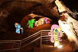 Size: 1936x1288 | Tagged: safe, artist:didgereethebrony, imported from derpibooru, applejack, fluttershy, pinkie pie, rainbow dash, oc, oc:didgeree, pony, australia, caves, jenolan caves