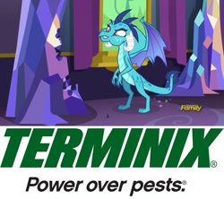 Size: 1280x1137 | Tagged: safe, edit, edited screencap, imported from derpibooru, screencap, princess ember, dragon, triple threat, eating, exterminator