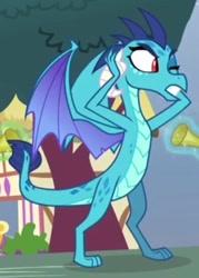 Size: 412x576 | Tagged: safe, imported from derpibooru, screencap, princess ember, dragon, triple threat, cropped
