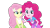 Size: 1191x670 | Tagged: safe, artist:ktd1993, imported from derpibooru, fluttershy, pinkie pie, equestria girls, female, flutterpie, lesbian, shipping, simple background, smiley face, smiling, transparent background, vector
