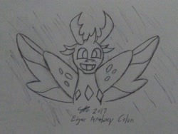 Size: 1920x1440 | Tagged: safe, artist:derpanater, imported from derpibooru, thorax, changedling, changeling, triple threat, king thorax, male, smiling, solo, traditional art