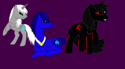 Size: 2000x1100 | Tagged: safe, artist:wildhorses101, imported from derpibooru, alicorn, pony, alicornified, ponified, race swap, shadow the hedgehog, silver the hedgehog, sonic the hedgehog, sonic the hedgehog (series)
