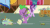 Size: 634x356 | Tagged: safe, imported from derpibooru, screencap, princess ember, spike, starlight glimmer, thorax, changedling, changeling, dragon, pony, unicorn, triple threat, animated, dragoness, female, gif, gulp, king thorax, magic, magic aura, mare, offscreen character