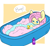 Size: 700x650 | Tagged: safe, artist:grim ponka, imported from derpibooru, fluttershy, pony, atg 2017, bath, bathing, boop, bubble bath, cute, female, foam, looking at something, newbie artist training grounds, rubber duck, shyabetes, solo, speech bubble, stray strand, wet mane
