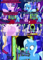 Size: 480x668 | Tagged: safe, imported from derpibooru, starlight glimmer, trixie, pony, all bottled up, comic, translation request