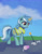 Size: 1172x1500 | Tagged: safe, artist:egn, imported from derpibooru, lyra heartstrings, pony, unicorn, atg 2017, community service, equestria daily exclusive, female, magic, newbie artist training grounds, safety vest, solo, telekinesis, trash