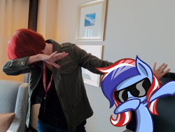 Size: 1198x902 | Tagged: safe, imported from derpibooru, oc, pony, babscon, dab, dabfaust, irl, lauren faust, photo