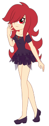 Size: 1600x4031 | Tagged: safe, artist:discorded-joker, imported from derpibooru, oc, oc only, oc:rose petals, equestria girls, absurd resolution, clothes, equestria girls-ified, simple background, smiling, solo, transparent background