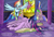 Size: 1977x1339 | Tagged: safe, artist:thesouthernnerd, imported from derpibooru, rainbow dash, spike, twilight sparkle, alicorn, dragon, cymbals, musical instrument, prank, sleeping, this will not end well, twilight sparkle (alicorn)