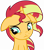 Size: 3134x3525 | Tagged: safe, artist:sketchmcreations, imported from derpibooru, sunset shimmer, pony, unicorn, equestria girls, mirror magic, spoiler:eqg specials, bust, female, floppy ears, frown, mare, portrait, sad, simple background, solo, transparent background, vector