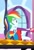 Size: 309x453 | Tagged: safe, imported from derpibooru, screencap, rainbow dash, eqg summertime shorts, equestria girls, make up shake up, armpits, bare shoulders, belt, boots, clothes, cropped, dress, fall formal outfits, female, gritted teeth, grunt, shoes, sleeveless, solo, teeth