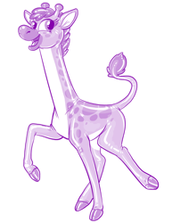 Size: 800x1035 | Tagged: safe, artist:hornbuckle, imported from derpibooru, clementine, giraffe, fluttershy leans in, female, latex, rubber, shiny, solo