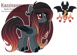 Size: 1024x735 | Tagged: safe, artist:kazziepones, imported from derpibooru, oc, oc only, oc:aria haunt, bat pony, pony, bat pony oc, female, mare, reference sheet, simple background, solo, transparent background