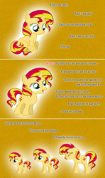 Size: 1280x2168 | Tagged: safe, artist:hakunohamikage, imported from derpibooru, sunset shimmer, pony, unicorn, ask-princesssparkle, age progression, ask, female, filly, sad, solo, tumblr, vector