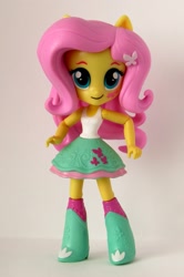 Size: 881x1326 | Tagged: safe, artist:whatthehell!?, imported from derpibooru, fluttershy, equestria girls, boots, clothes, doll, equestria girls minis, irl, merchandise, photo, shoes, toy