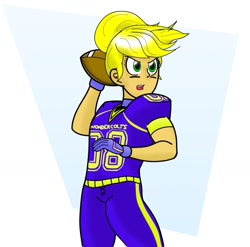 Size: 1055x1041 | Tagged: safe, artist:matchstickman, imported from derpibooru, applejack, equestria girls, american football