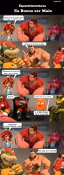 Size: 864x2357 | Tagged: safe, imported from derpibooru, sunset shimmer, equestria girls, doll, equestria girls minis, female, food, male, merchandise, nintendo, parody, reunion, sega, spanish, street fighter, sunset sushi, sushi, sword, toy, weapon, wreck-it ralph, wreck-it ralph (character), zangief