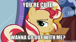 Size: 600x336 | Tagged: safe, edit, edited screencap, imported from derpibooru, screencap, sunset shimmer, pony, unicorn, equestria girls, mirror magic, spoiler:eqg specials, bronybait, image macro, meme, memeful.com