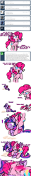 Size: 700x4000 | Tagged: safe, artist:justagirlonline, imported from derpibooru, pinkie pie, twilight sparkle, pony, ask cute twinkie pie, female, lesbian, neck bow, nuzzling, pounce, prone, reading, shipping, twinkie