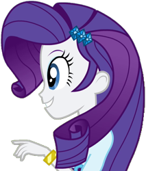 Size: 557x655 | Tagged: safe, artist:thebar, derpibooru exclusive, imported from derpibooru, rarity, equestria girls, bracelet, female, gem, jewelry, simple background, smiling, solo, transparent background