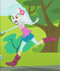 Size: 580x680 | Tagged: safe, imported from derpibooru, screencap, lyra heartstrings, epic fails (equestria girls), eqg summertime shorts, equestria girls, boots, cropped, female, shoes, solo