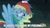 Size: 888x499 | Tagged: safe, edit, edited screencap, imported from derpibooru, screencap, rainbow dash, pony, campfire tales, female, fly-der bite, image macro, meme, mosquito bite, prehibernation week, solo, spongebob squarepants