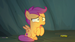 Size: 1920x1080 | Tagged: safe, imported from derpibooru, screencap, scootaloo, pony, campfire tales, scared